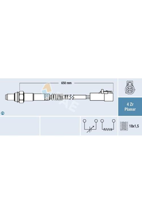 Oksıjen Sensoru Ford Mondeo Iv Ba7 : 2.0 07>14 S Max Ws : 2.0 06>14 Volvo C30 533 : 1.8 06>12
