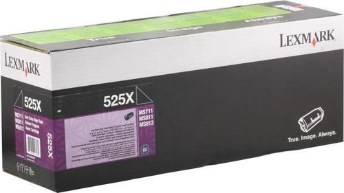 52D5X00 (525X) 45.000 Sayfa Kapasiteli Black Siyah Toner Ms711-811-812