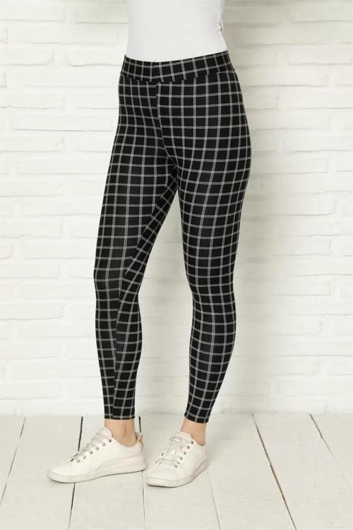 Penye Likralı Tayt Siyah