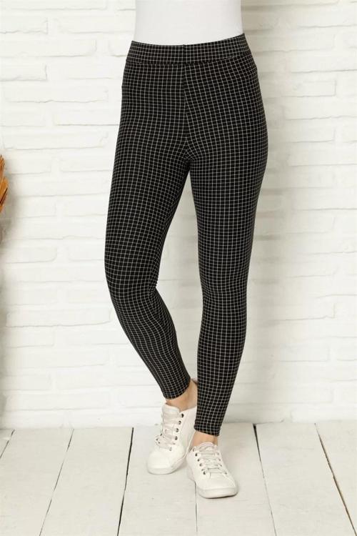 Penye Likralı Tayt Siyah