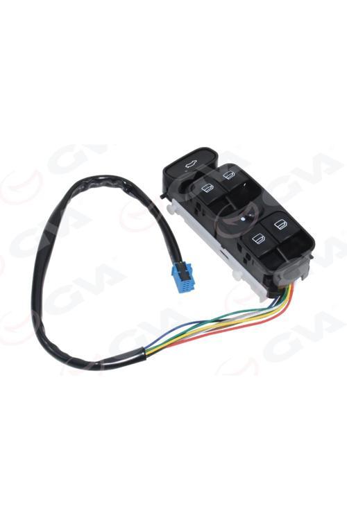 Cam Acma Salterı On Sol Sıyah Mercedes C-Class W203 S203