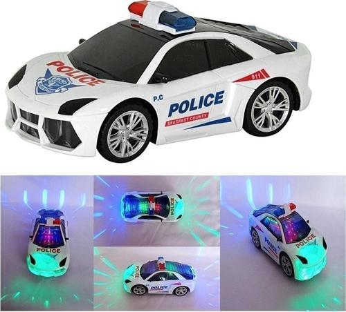 Oyuncak Polis Arabası Pilli Çarptıkça Yön Değiştiren Işıklı Sesli Polis Arabası