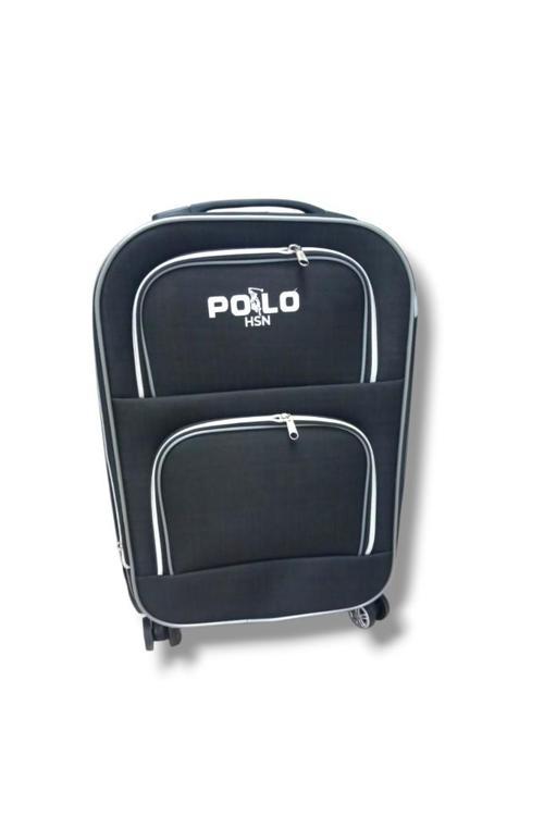 878-26 Havlu Kumaş 4 Teker Kabin Boy Valiz