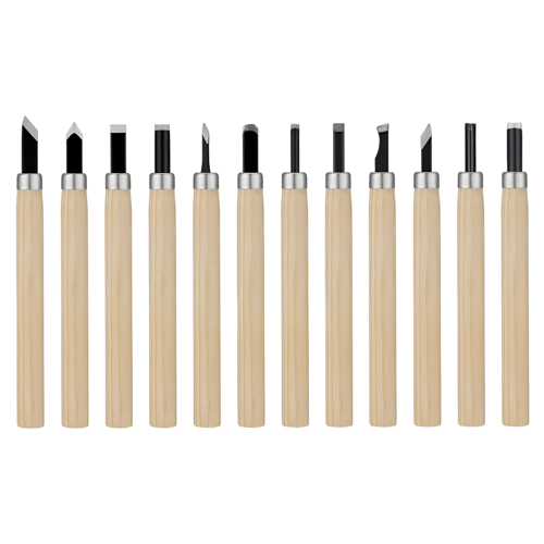 Sakata WD1008 12 Parça Mini Ahşap Oyma Seti