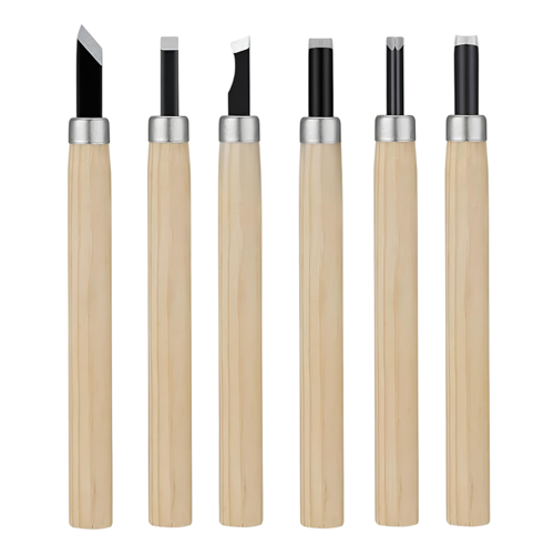 Sakata WD1007 6 Parça Mini Ahşap Oyma Seti