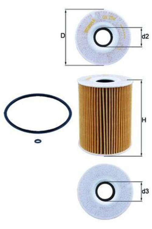Yag Fıltresı Mercedes Om629 10164 W211 W164 W221 A6291800109