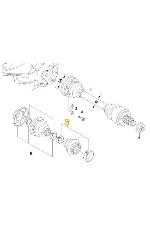 Aks Korugu Arka Dıs Bmw E46 E60 E90 E92 E83 Z4 33211229590