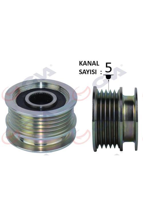 Alternatör Kasnağı Rulmanlı Megane-Clıo Iı-Kangoo-Twng-Symbol Iı 01- 5 Kanallı K9K-K4M