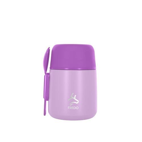 Duo Dine Bebek Lila Mama Kabı & Yemek Saklama Termosu, Mug - 8 Saat Sıcak, 12 Saat Soğuk Tutma 500 ml