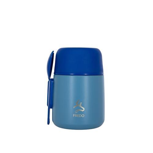 Duo Dine Bebek Mavi Mama Kabı & Yemek Saklama Termosu, Mug - 8 Saat Sıcak, 12 Saat Soğuk Tutma 500 ml