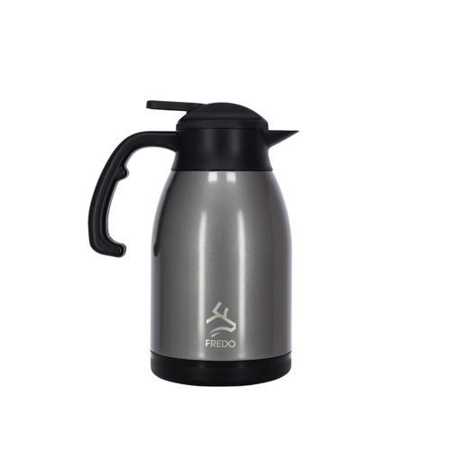 Big Therm 2 Lt Paslanmaz Çelik Metalik Gri Çay Termosu, 24 Saat Soğuk, 12 Saat Sıcak Tutma