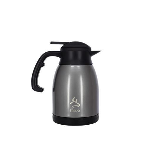 Big Therm 1.5 Lt Paslanmaz Çelik Metalik Gri Çay Termosu, 24 Saat Soğuk, 12 Saat Sıcak Tutma