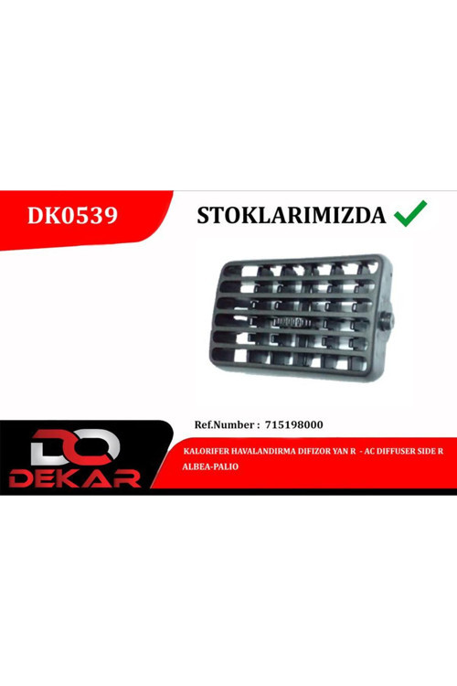 Kalorıfer Havalandırma Dıfızor Yan R Albea-Palıo