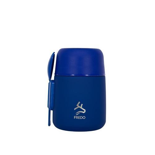 Duo Dine Bebek Açık Lacivert Mama Kabı & Yemek Saklama Termosu, Mug - 8 Saat Sıcak, 12 Saat Soğuk Tutma 500 ml