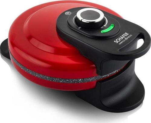 Waffle Express Kırmızı Waffle Makinesi