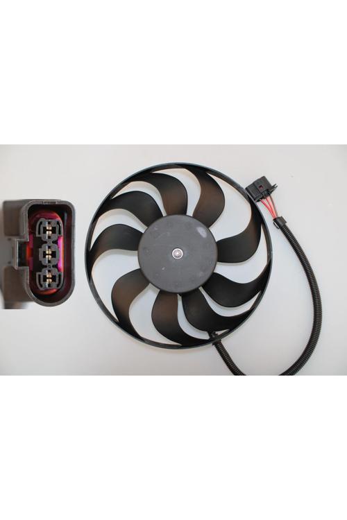 Fan Motoru Bora 99>05 Golf Iv 98>00 290Mm (Rezistanslı Ve Kablolu)