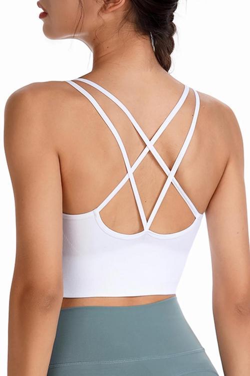 Kadın Cross Back Yoga Egzersiz Fitness Spor Sütyeni CRS003