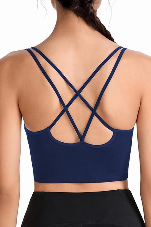 Kadın Cross Back Yoga Egzersiz Fitness Spor Sütyeni CRS003