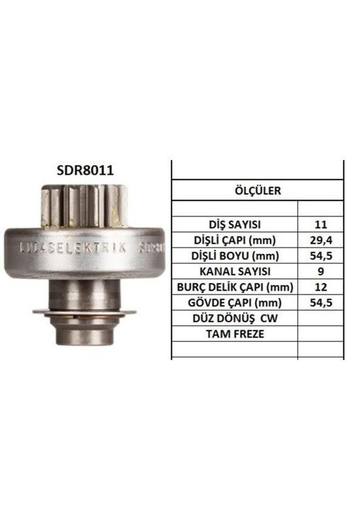 Marş Dişlisi 11 Diş-9 Kanal Zen 1023 Peugeot-Cıtroen-Renault Partner-Berlıngo-P405D Volvo