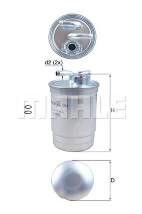 Yakıt Filtresi Dizel Audı A4-A4 Avant 2.0L-A6- A6 Avant 2.0L -Kl554D Uyumlu