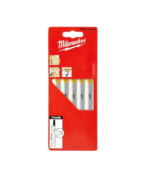 Ahşap Dekupaj Bıçağı T344D 105 mm Hızlı Kesim 5'li- 4932311633