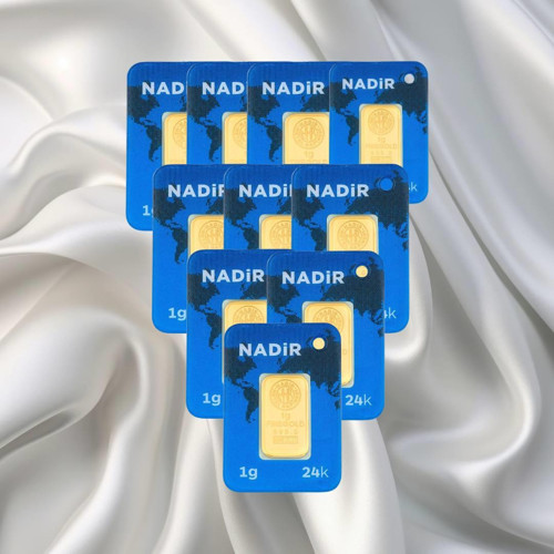 10 ADET 1 GR 24 AYAR NADİR GRAM ALTIN