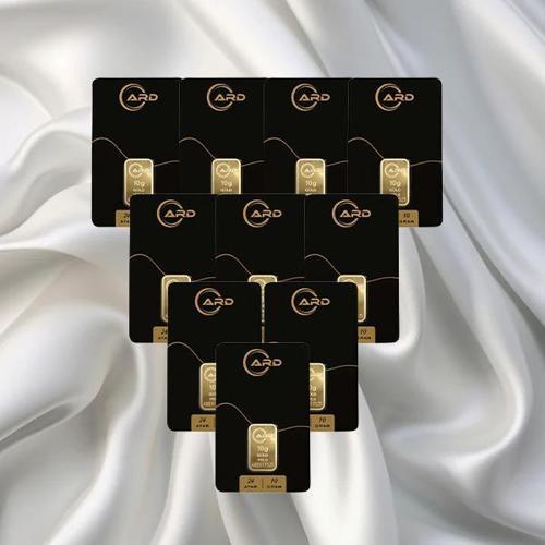 10 Adet 10 Gr 24 Ayar Ard Gram Altın