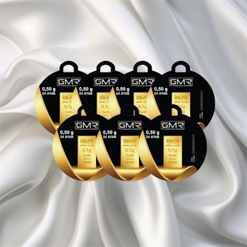 7 Adet 0.50 Gr 24 Ayar Gmr Gram Altın