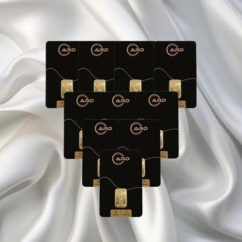 10 Adet 5 Gr 24 Ayar Ard Gram Altın