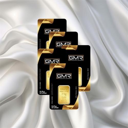 5 Adet 2.5 Gr 24 Ayar Gmr Gram Altın