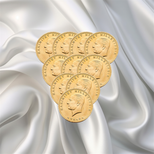 10 ADET ATA YARIM ALTIN YENİ TARİHLİ