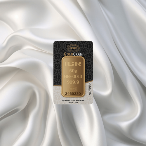 50 Gr 24 Ayar 999.9 İar Gram Altın
