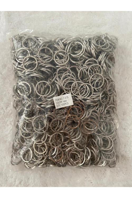 Anahtarlık Aparatı , Anahtarlık Zinciri , Anahtarlık Malzemesi Yassı 1.000 Adet