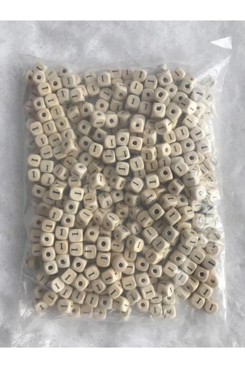 I Harfi Ahşap Boncuk ( 500 Adet )