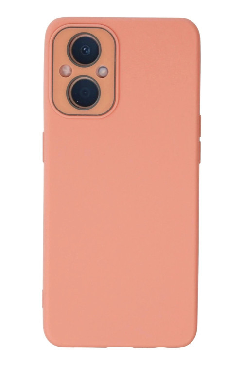 Oppo Reno 7 Lİte Kılıf Lansman Glass Kapak - Pembe-(5796)