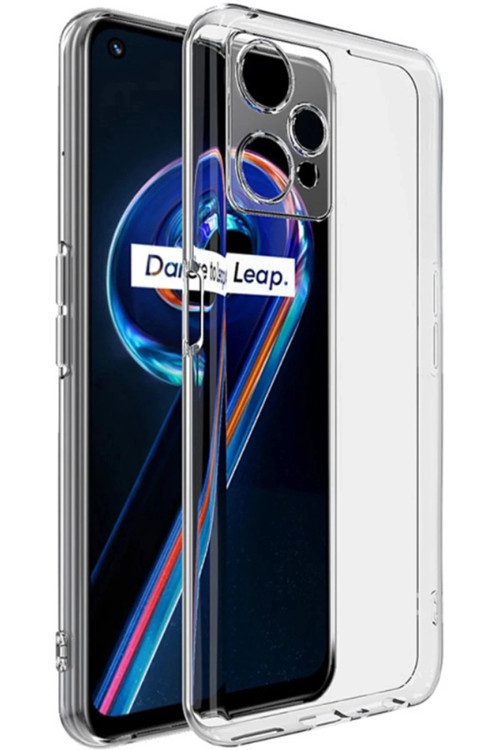 Realme 9 Pro 5G Kılıf Lüx Şeffaf Silikon-(5796)