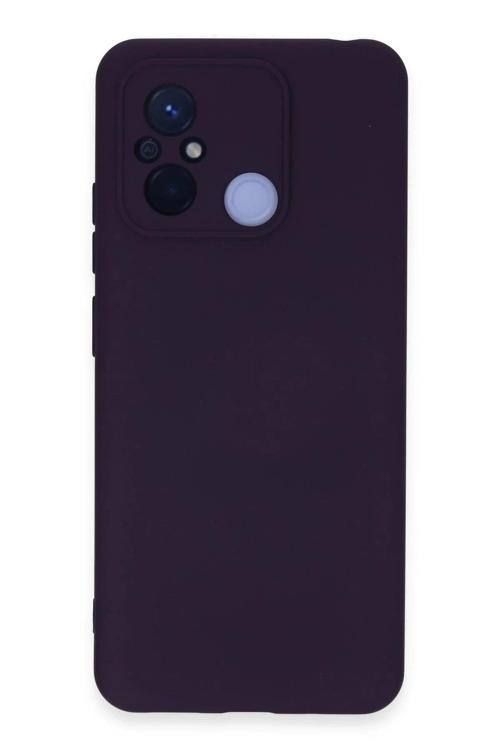 Xiaomi Redmi 12C Kılıf Nano içi Kadife Silikon - Mor-(5796)