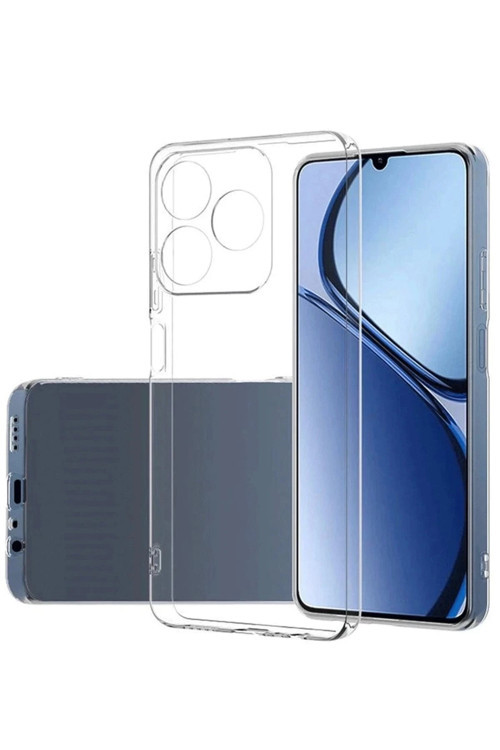 Realme C61 Kılıf Lüx Şeffaf Silikon-(5796)