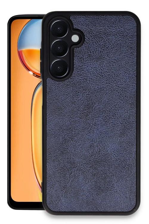 Samsung Galaxy A35 5G Kılıf Aras Deri Kapak - Lacivert-(5796)