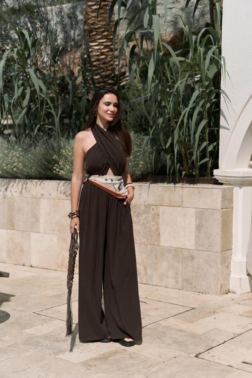 Lios Pencere Detay Kahve Uzun Tulum