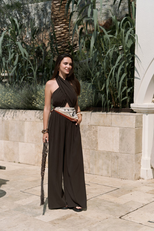 Lios Pencere Detay Kahve Uzun Tulum