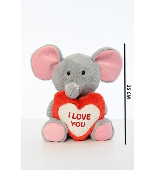 PUFU 35 CM KALPLİ FİL 03009