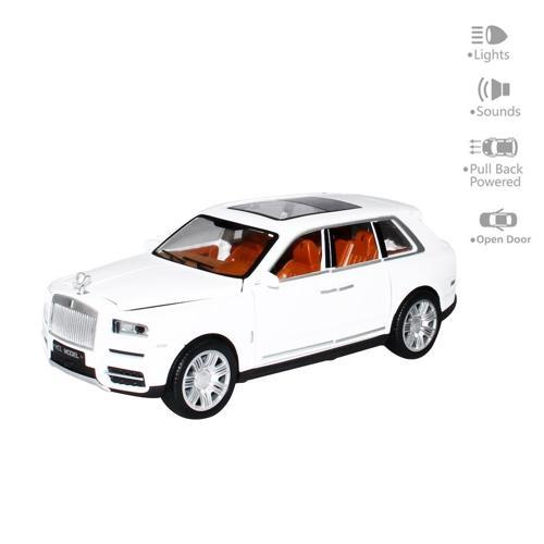Oyuncak Işıklı Sesli Kapıları Açılabilen Pilli 1:22 Ölçek RR Araba (ITEM KOD : HCL - 906) BEYAZ