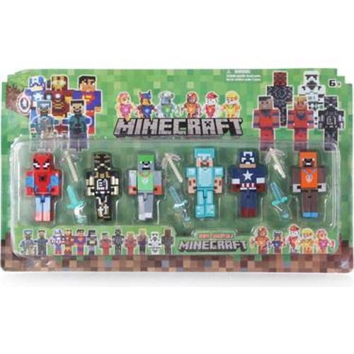 21 Parça Minecraft Süper Kahramanlı Figür Seti - 1991
