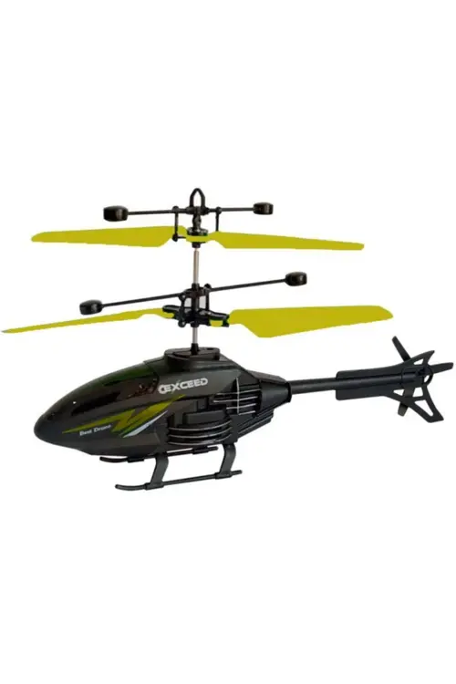 Oyuncak Sensörlü Kumandalı Şarjlı Helikopter (ITEM KOD : 1804R) SARI