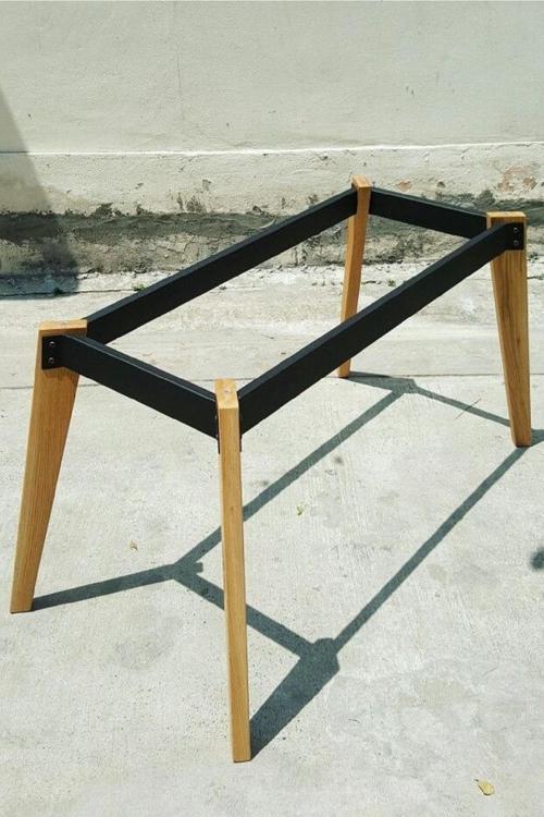 Ahşap-Metal Masa-Yemek Masası- Çalışma Masası Ayağı