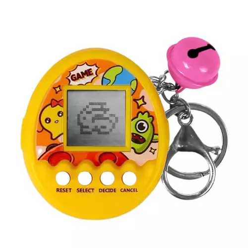 Yüksek Kaliteli Eğitici Sanal Bebek Anahtarlık SARI