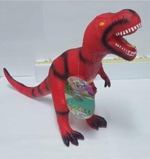Kırmızı Işıklı Sesli 47 Cm Soft Dinazor T-rex Oyuncak