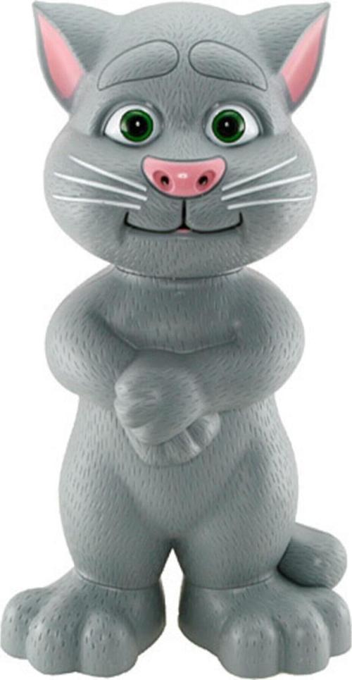 Gri Talking Tom Cat Konuşan Kedi Ses Taklit Eden Oyuncak