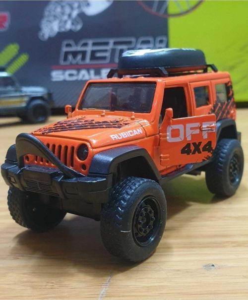 Oyuncak Jip G63 Model Metal Araba Off Road 4x4 Çek Bırak Jeep Wrangler Rubicon 13cm